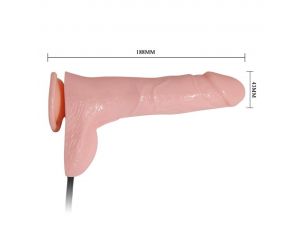 Dildo nadmuchiwane Baile cieliste z przyssawką