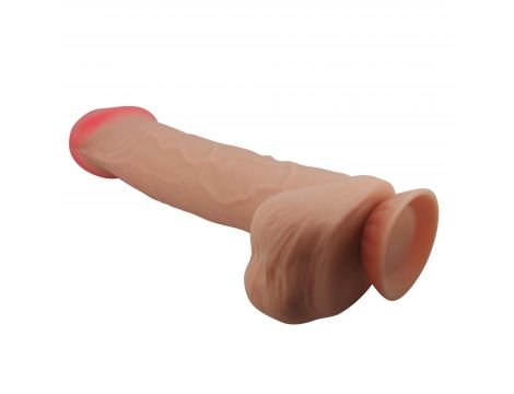Dildo realistyczne Baile Sliding Skin 10,2'' TPR z przyssawką giętkie - 11