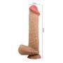 Dildo realistyczne Baile Sliding Skin 10,2'' TPR z przyssawką giętkie - 9