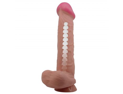 Dildo Baile Sliding Skin giętkie z przyssawką TPR 10,2''