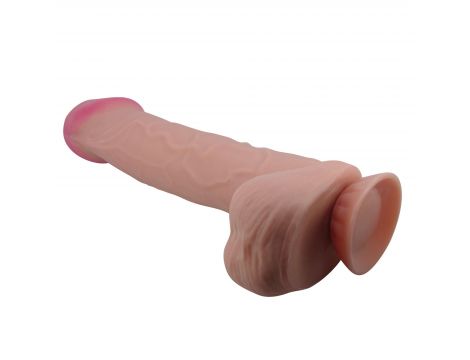 Dildo Baile Sliding Skin giętkie z przyssawką TPR 10,2'' - 4