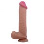 Dildo Baile Sliding Skin giętkie z przyssawką TPR 10,2'' - 4