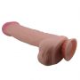 Dildo Baile Sliding Skin giętkie z przyssawką TPR 10,2'' - 5