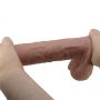 Dildo Baile Sliding Skin giętkie z przyssawką TPR 10,2'' - 8