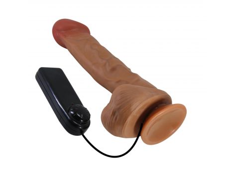 Dildo realistyczne Baile Buraq 24 cm wibrujące z przyssawką - 4