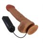 Dildo realistyczne Baile Buraq 24 cm wibrujące z przyssawką - 5