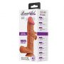 Dildo realistyczne Baile Buraq 24 cm wibrujące z przyssawką - 7
