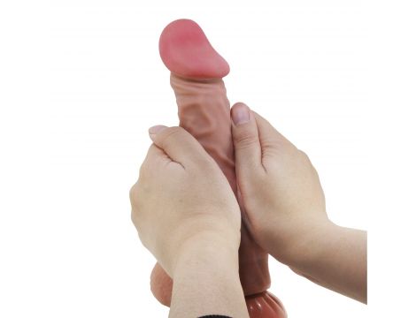 Dildo realistyczne Baile Sliding Skin giętkie przyssawkowe 24 cm TPR - 6