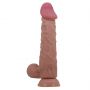 Dildo realistyczne Baile Sliding Skin giętkie przyssawkowe 24 cm TPR - 5
