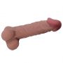 Dildo realistyczne Baile Sliding Skin giętkie przyssawkowe 24 cm TPR - 3