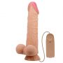 Wibrator realistyczny Baile Sliding Skin 9,4'' cielisty z przyssawką - 4
