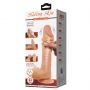 Wibrator realistyczny Baile Sliding Skin 9,4'' cielisty z przyssawką - 11