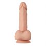 Dildo realistyczne Baile Beautiful Bahamut 8.5 cala TPR wodoodporne - 2