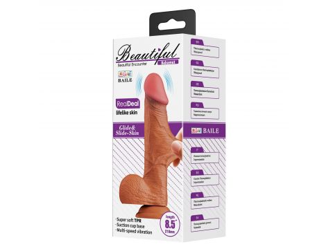 BAHAMUT, 8,5", Super soft TPR, Vibration Bendable Suction base - 10