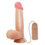 Wibrator realistyczny Baile Sliding Skin 8,5'' flesh z przyssawką - 2