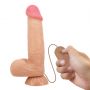 Wibrator realistyczny Baile Sliding Skin 8,5'' flesh z przyssawką - 4