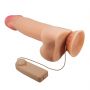Wibrator realistyczny Baile Sliding Skin 8,5'' flesh z przyssawką - 10