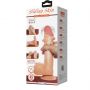 Wibrator realistyczny Baile Sliding Skin 8,5'' flesh z przyssawką - 12