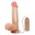 Wibrator realistyczny Baile Sliding Skin 8,5'' flesh z przyssawką