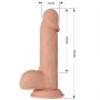 Dildo realistyczne TPR Baile Beautiful Catoblepas 8.1" - 8