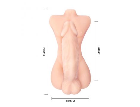 Dildo z kulkami Baile Temptation Bigger Man Monster Dick - 4