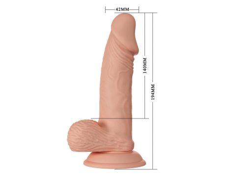 Dildo realistyczne Baile Beautiful Zebulon TPR 7.6 - 6