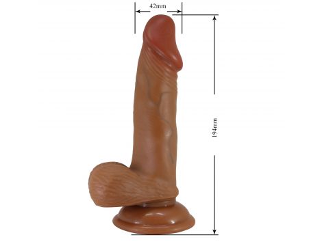 Dildo realistyczne Zebulon Baile TPR 19,4 cm - 5
