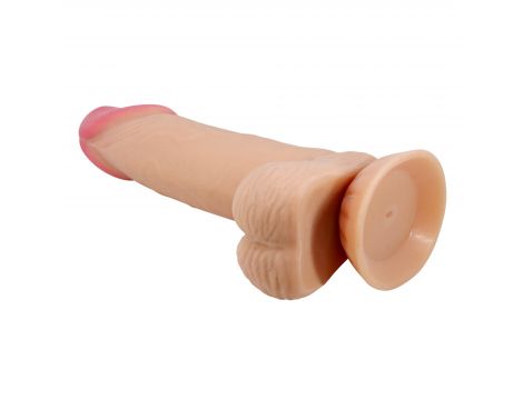 Dildo realistyczne Baile Sliding Skin cieliste 19 cm z przyssawką - 11
