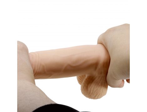 Dildo realistyczne Baile Sliding Skin cieliste 19 cm z przyssawką - 8
