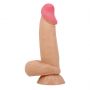 Dildo realistyczne Baile Sliding Skin cieliste 19 cm z przyssawką - 5