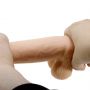 Dildo realistyczne Baile Sliding Skin cieliste 19 cm z przyssawką - 9