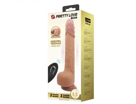 Pretty Love Tommy 23 cm Jasnobrązowy z Pilotem - 10