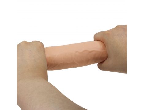 Dildo realistyczne Pretty Love Keon TPR giętkie 21 cm z przyssawką - 12