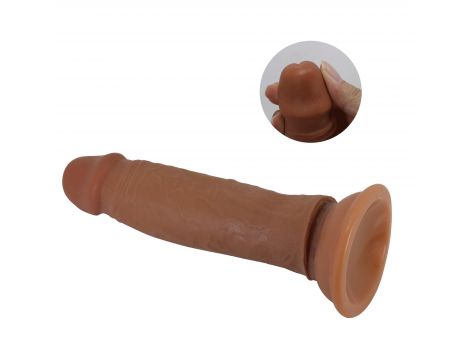 Dildo realistyczne z przesuwającą się skórą Pretty Love Quentin 18 cm - 7