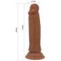 Dildo realistyczne z przesuwającą się skórą Pretty Love Quentin 18 cm - 7