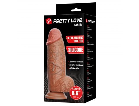 Dildo silikonowe Achille Pretty Love wodoodporne - 5