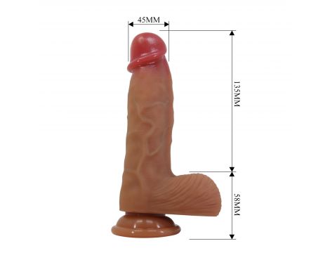 Dildo realistyczne Pretty Love Dwell super miękkie silikonowe 19 cm - 6