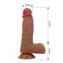 Dildo realistyczne Pretty Love Dwell super miękkie silikonowe 19 cm - 7