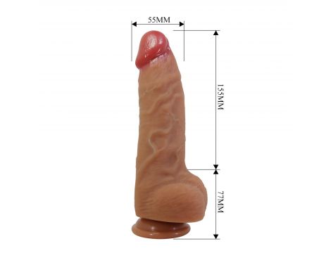 Dildo realistyczne super miękkie silikonowe Pretty Love Najm 23 cm - 6