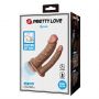 Podwójne dildo realistyczne Pretty Love Goran TPE wodoodporne cieliste - 6