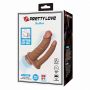 Podwójne dildo wibrujące Pretty Love Hulbert cieliste 18 cm - 9