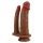 Podwójne dildo wibrujące Pretty Love Hulbert cieliste 18 cm