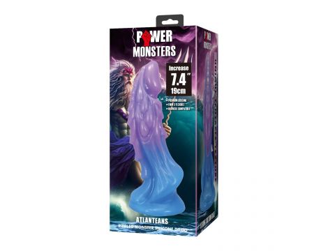 Dildo silikonowe Power Monsters Atlanteans 19 cm - 7