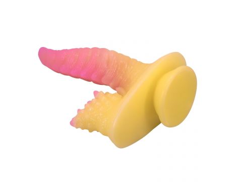 Dildo silikonowe żłobione Power Monsters Flamebeast 22,5 cm - 3