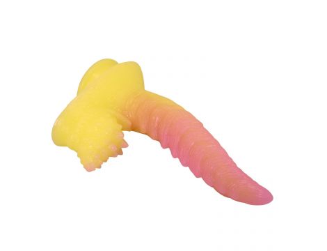 Dildo silikonowe żłobione Power Monsters Flamebeast 22,5 cm - 4