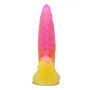 Dildo silikonowe żłobione Power Monsters Flamebeast 22,5 cm - 3