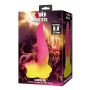 Dildo silikonowe żłobione Power Monsters Flamebeast 22,5 cm - 7