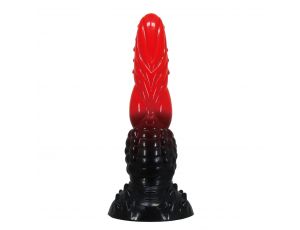 Dildo silikonowe pofalowane Power Monsters Fire Dragon 24.5 cm