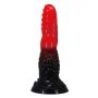 Dildo silikonowe pofalowane Power Monsters Fire Dragon 24.5 cm - 7