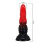 Dildo silikonowe pofalowane Power Monsters Fire Dragon 24.5 cm - 9